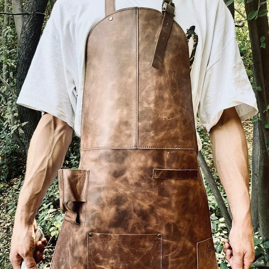 Pack Parrillero - Pechera, Estuche para cuchillos y Portacopa