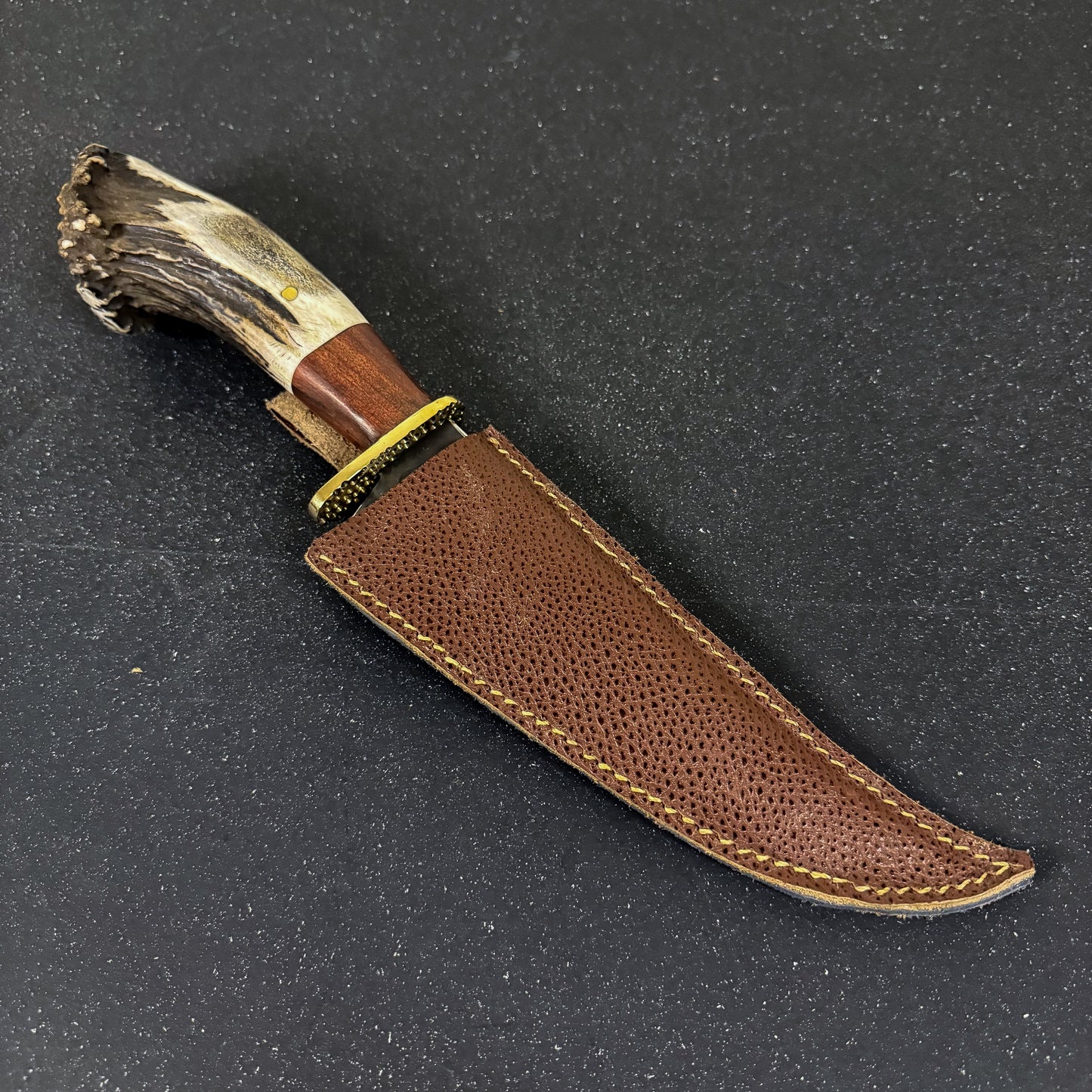 Cuchillo Parrillero 40cm con Funda de Cuero "Tucúquere"