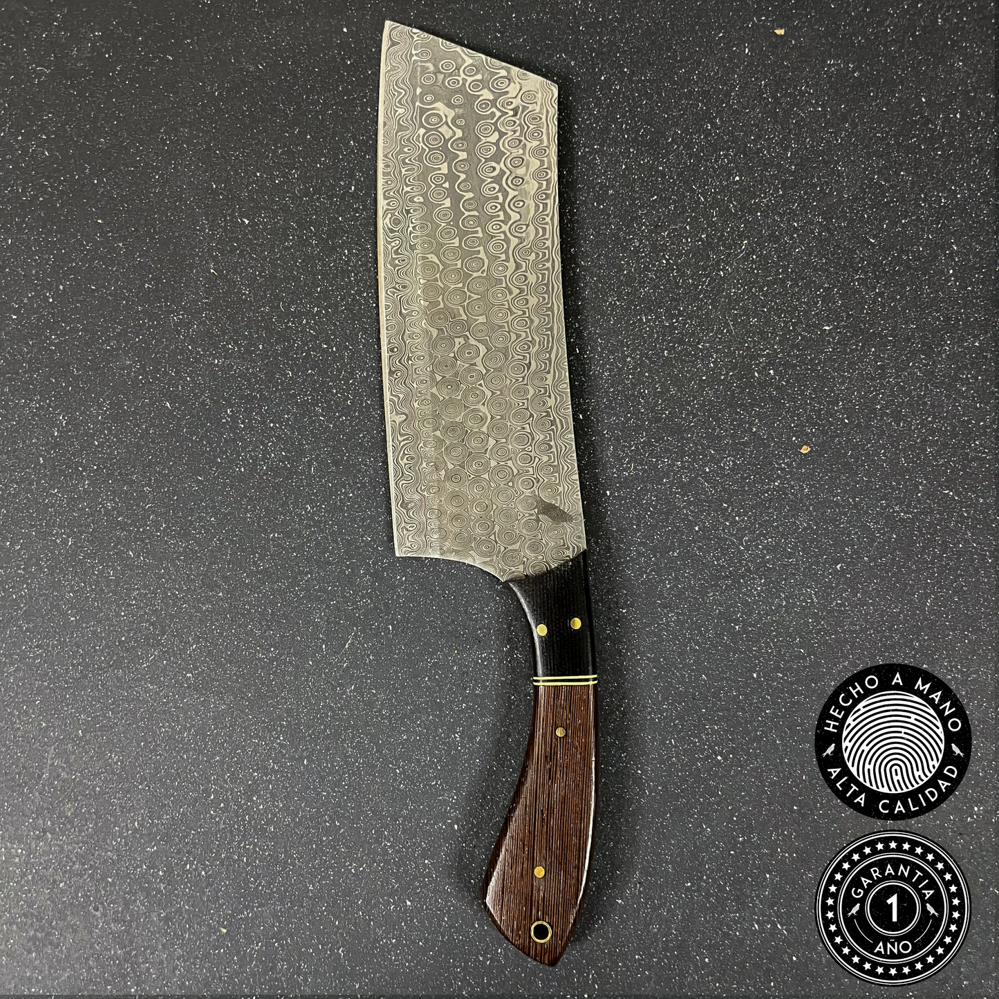 Cuchillo de cocina artesanal de acero inoxidable modelo Cucao para cocina