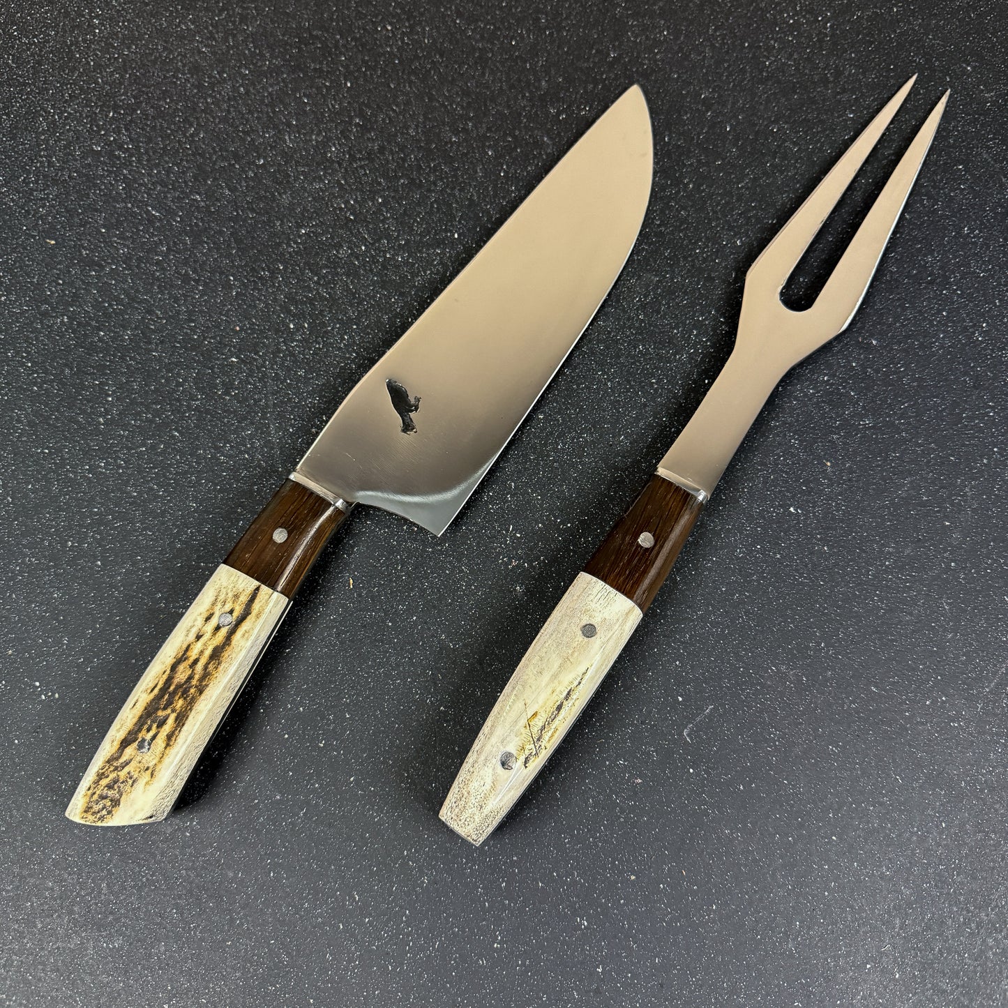 Conjunto Parrillero "Concón" - Cuchillo 32cm + Pincho