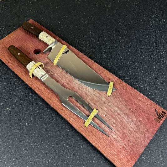 Conjunto Parrillero "Concón" - Cuchillo 32cm + Pincho