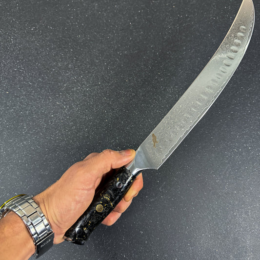 Cuchillo Carnicero Damasco 38cm "Sarmiento"