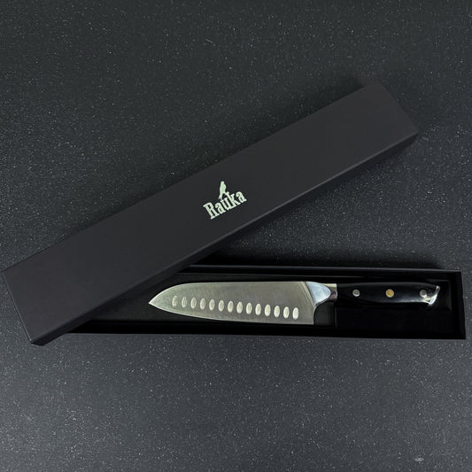 Cuchillo Santoku de Cocina de Acero Inoxidable 30cm "Tapaca"