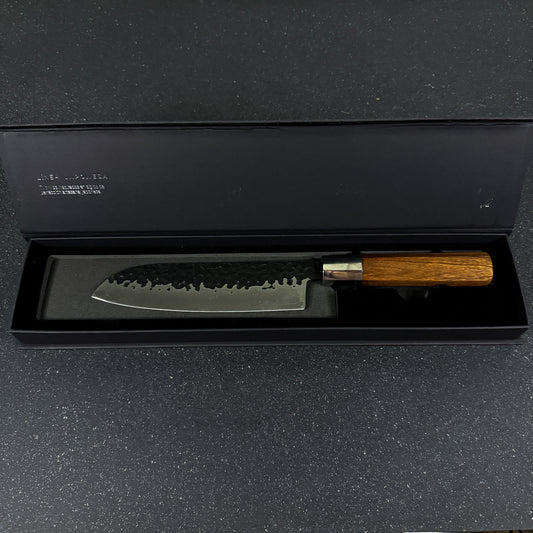 Cuchillo Santoku de Cocina de Acero Inoxidable 32cm "Hika"