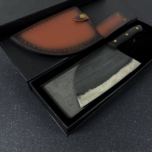 Hacha Serbian de Cocina Forjada Acero Inoxidable 29cm "Manquehue"