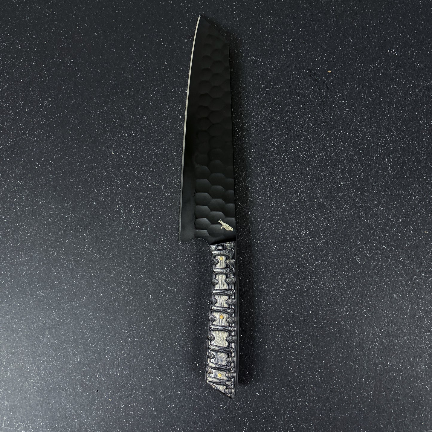 Cuchillo de Cocina de Acero Inoxidable Negro 33cm "Maihue"