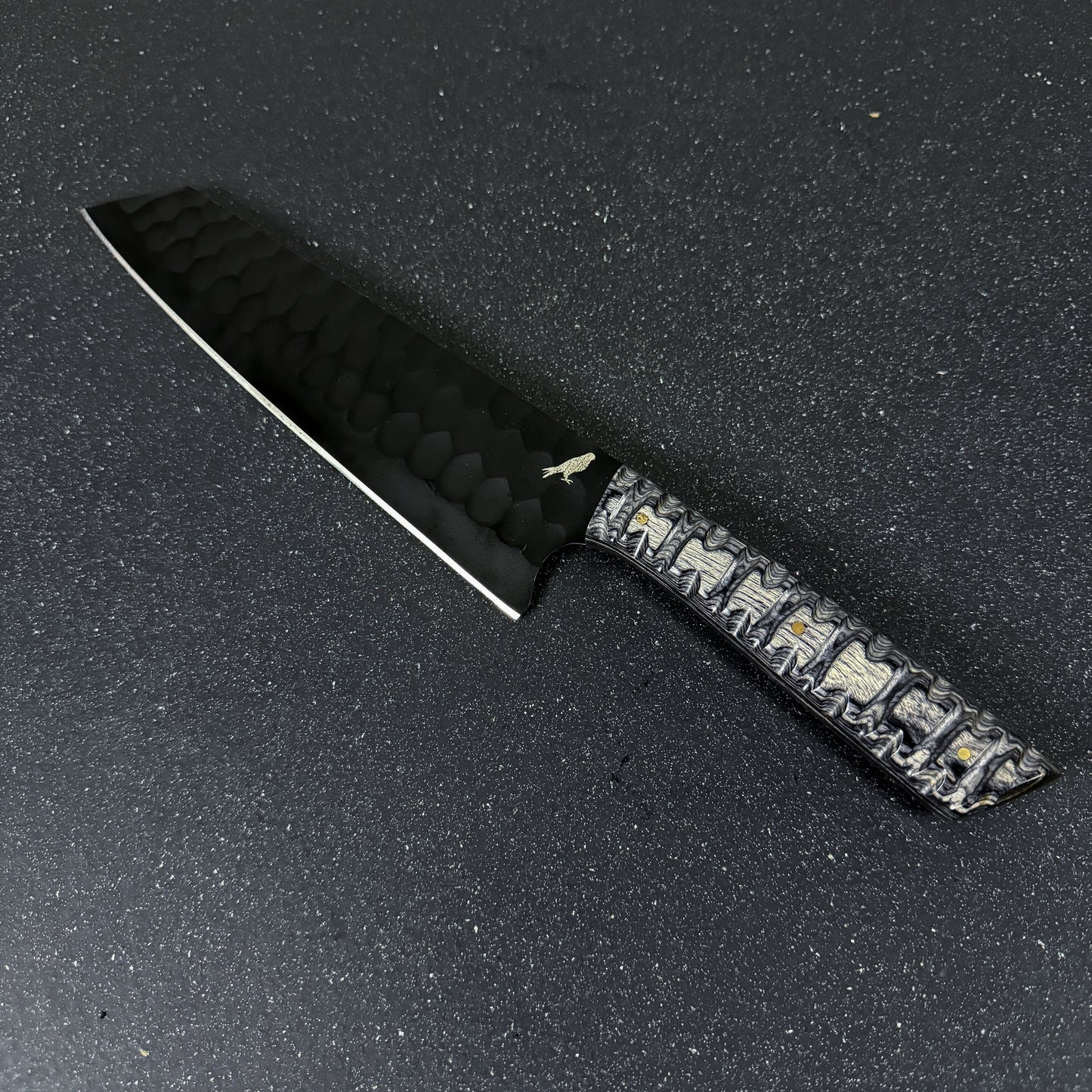 Cuchillo de Cocina de Acero Inoxidable Negro 33cm "Maihue"