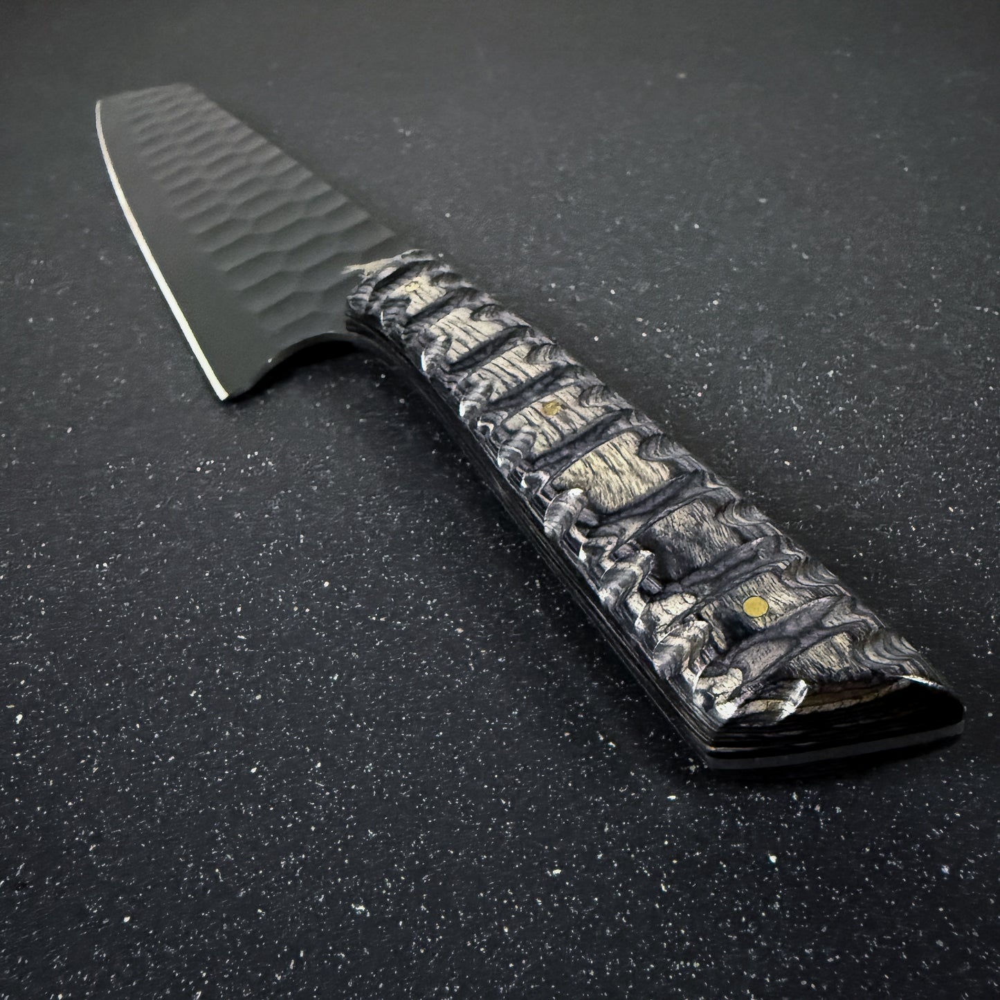 Cuchillo de Cocina de Acero Inoxidable Negro 33cm "Maihue"