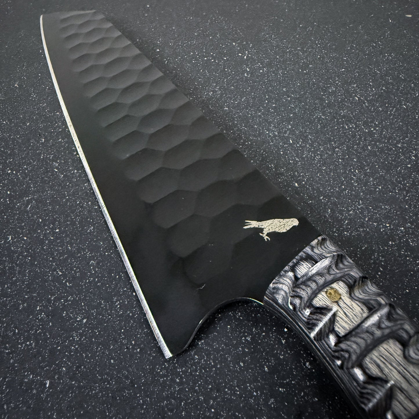 Cuchillo de Cocina de Acero Inoxidable Negro 33cm "Maihue"
