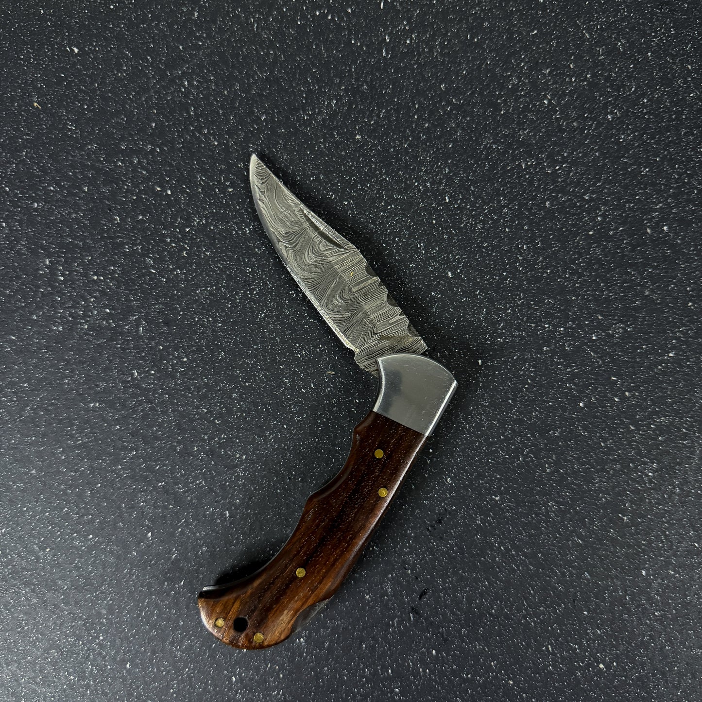 Navaja de Acero Damasco 20cm “Tancura“