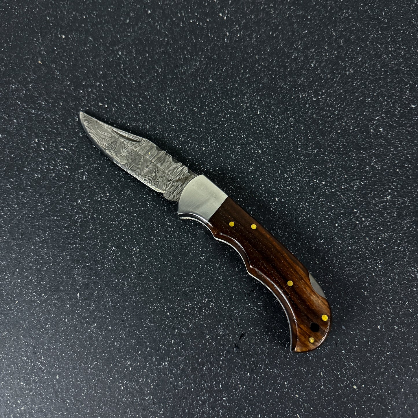 Navaja de Acero Damasco 20cm “Tancura“