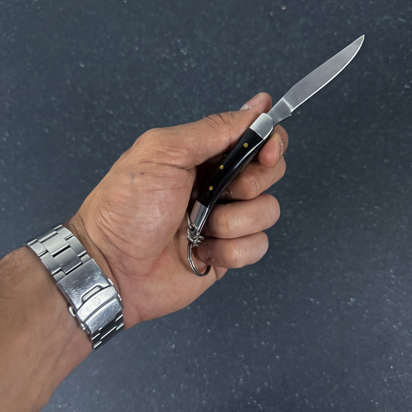Navaja Llavero de Acero Inox. 13cm “Chiu Chiu“