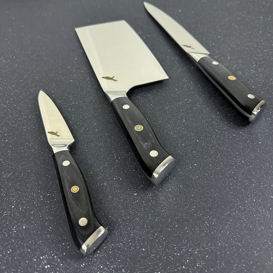 Pack 3 Cuchillos de Cocina "Copahue" / "Mocho" / "Tolhuaca"