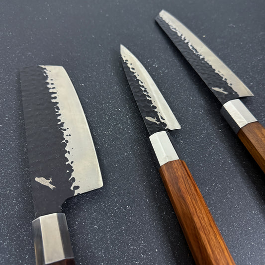 Pack 3 Cuchillos de Cocina Japonés "Fuji" / "Kawa" / "Ruki"