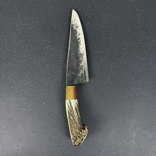 Cuchillo Parrillero 40cm con Funda de Cuero "Tucúquere"