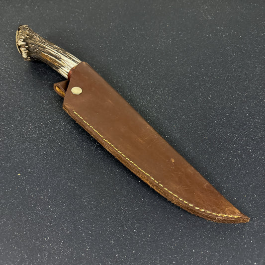 Cuchillo Parrillero 40cm con Funda de Cuero "Tucúquere"