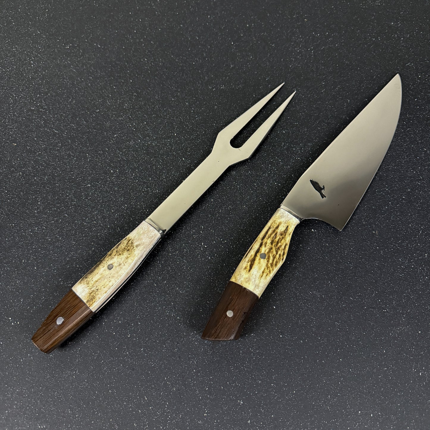 Conjunto Parrillero "Concón" - Cuchillo 32cm + Pincho