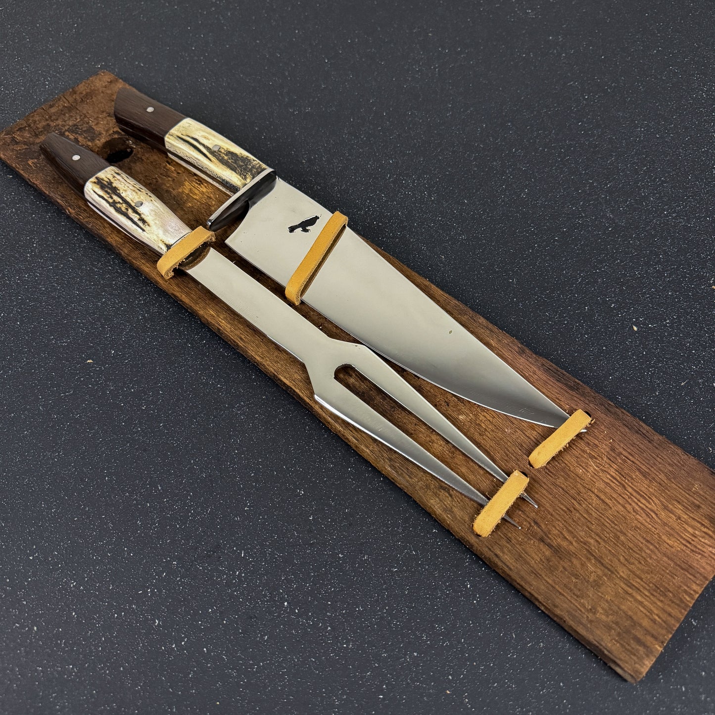 Cuchillo Parrillero 36cm "Tucúquere" + Pincho