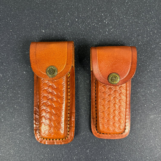 Pack 2 Navajas Acero Damasco "Petrohue" 20cm y "Puelo" 16.5cm