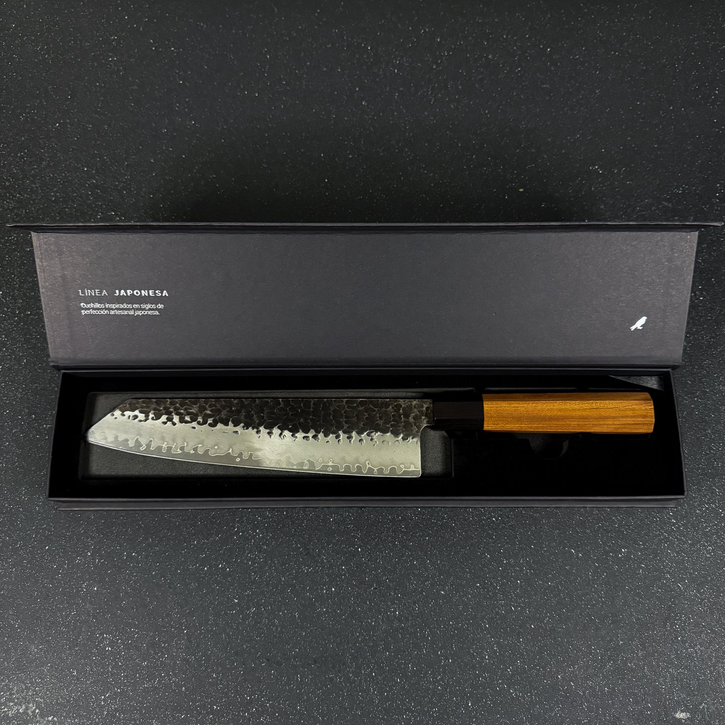 Cuchillo de Cocina Kiritsuke Acero Damasco 3 capas 38cm "Naoki"