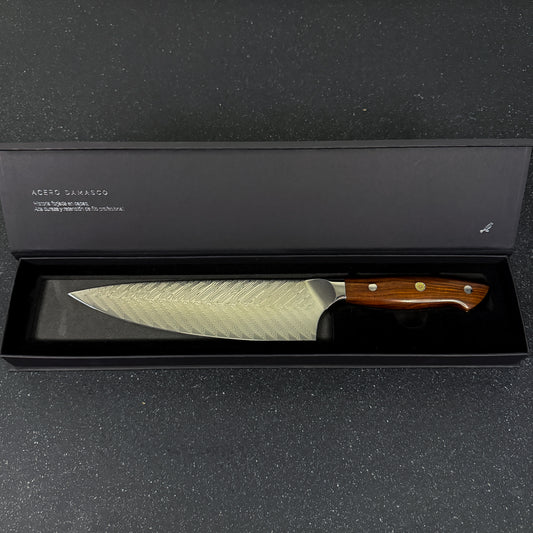 Cuchillo de Cocina Chef de Acero Damasco 34,5cm "Kai Kai"