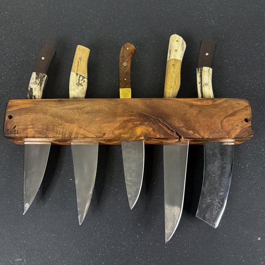 Porta Cuchillos de Pared de Roble