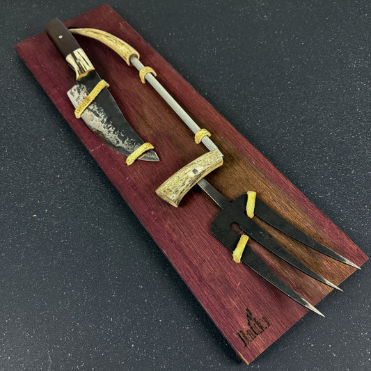 Set "Asador" | Cuchillo 25cm | Chaira | Garra