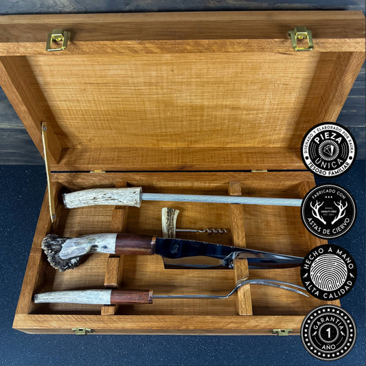 Set Parrillero Rauka | "Tucúquere" | Chaira | Pincho | Sacacorchos