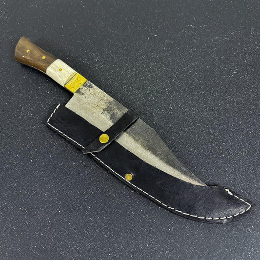 Vista lateral de cuchillo bowie 40 cm Jabalí Rauka