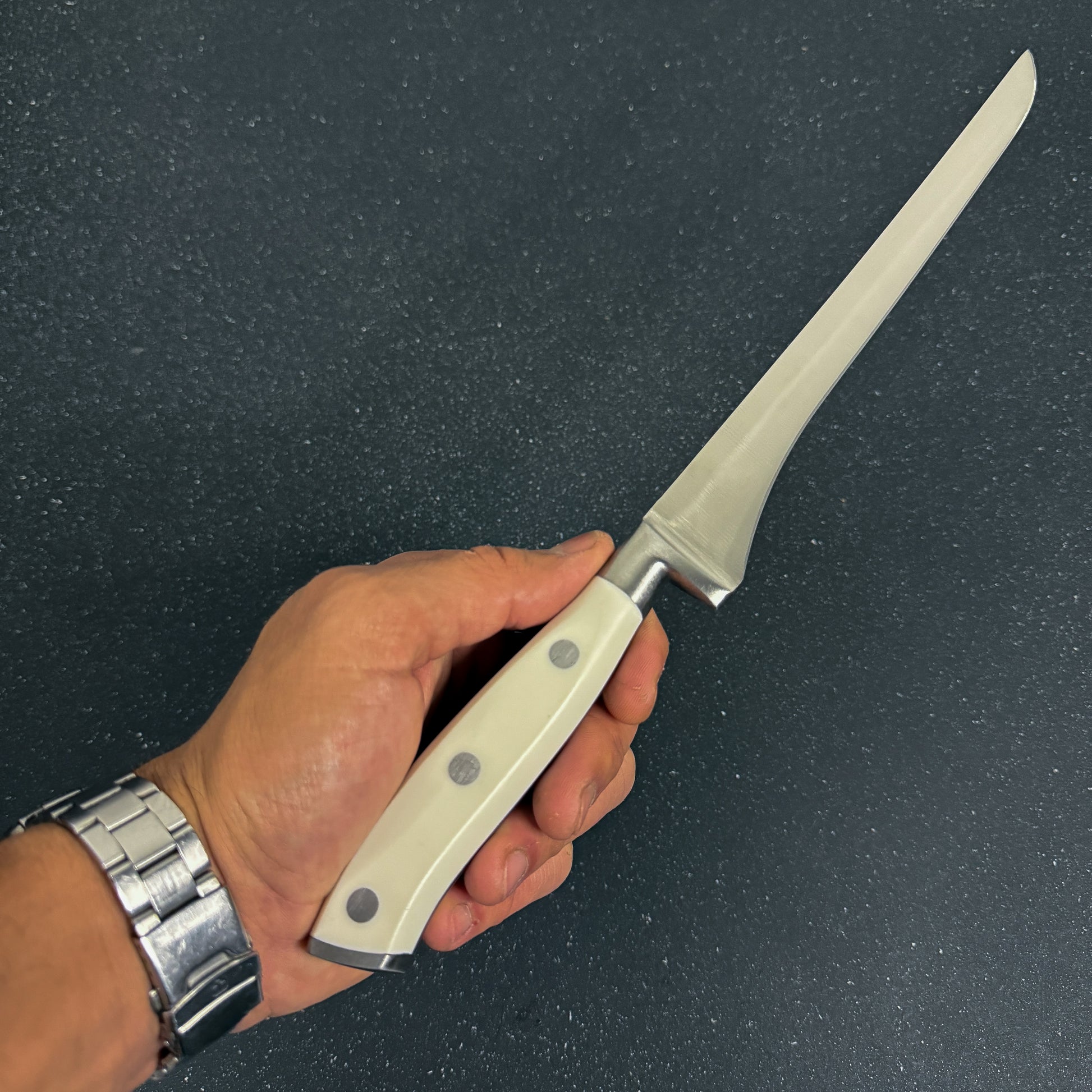 Cuchillo de cocina Rauka La Paloma fileteador, ideal para cortes finos y precisos