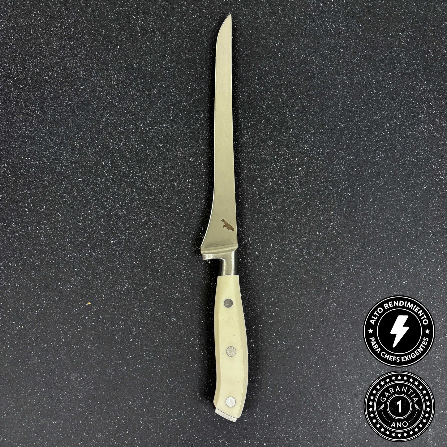 Cuchillo Fileteador de Cocina de Acero Inoxidable 33cm "La Paloma"