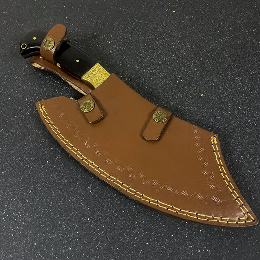 Hacha de Cocina de Acero Damasco 30cm "Cañi"