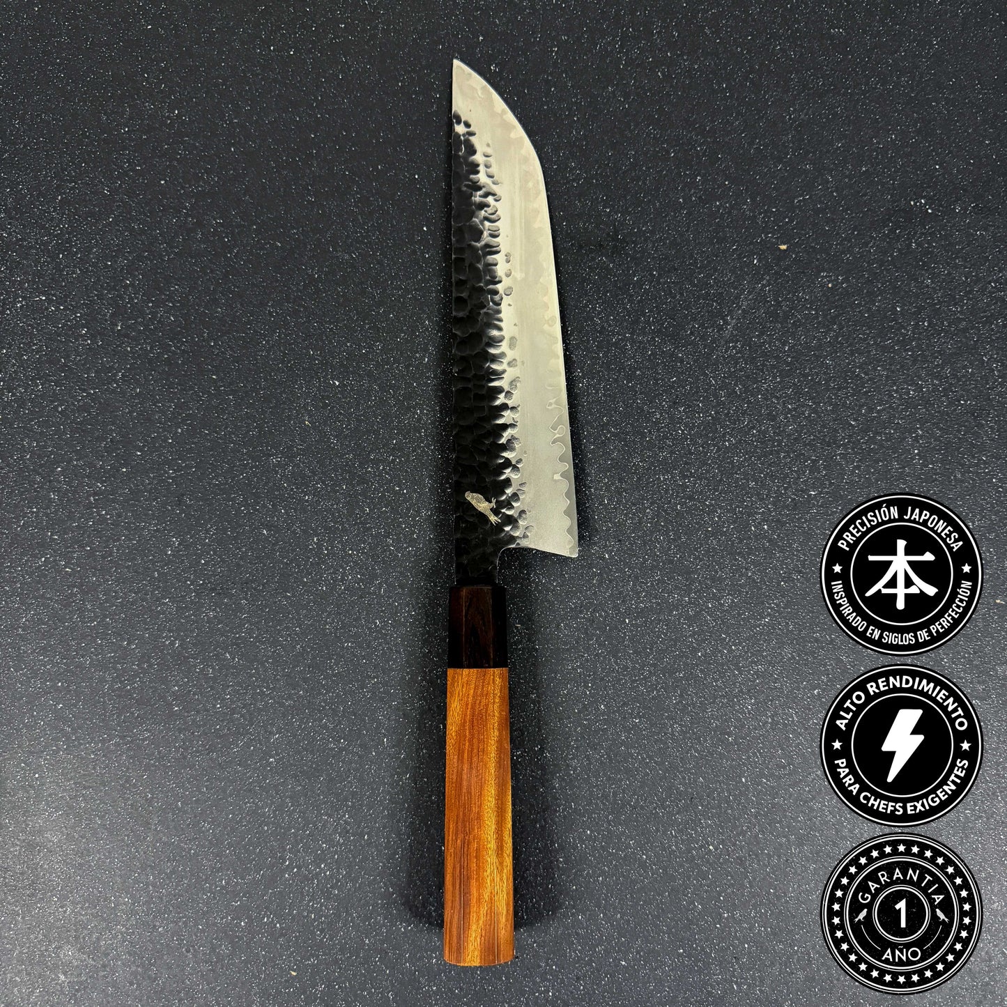 Cuchillo de Cocina Sakimaru de Acero Damasco 3 capas 36cm "Mika" | Rauka