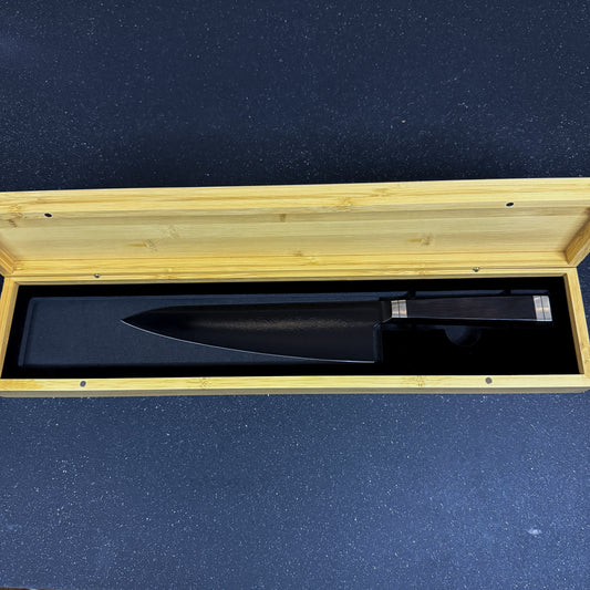 Cuchillo de Chef de Cocina de Acero Damasco "Kage"