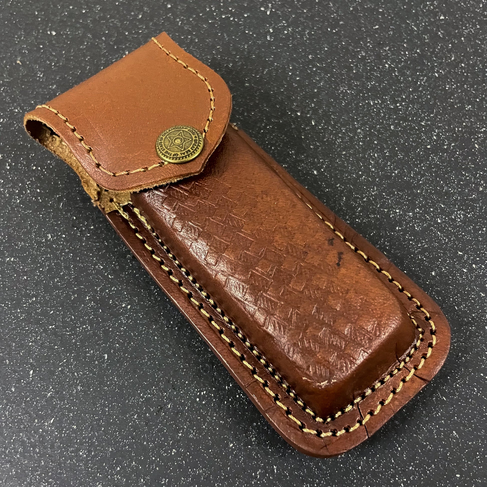 Navaja Acero Damasco hecha a mano