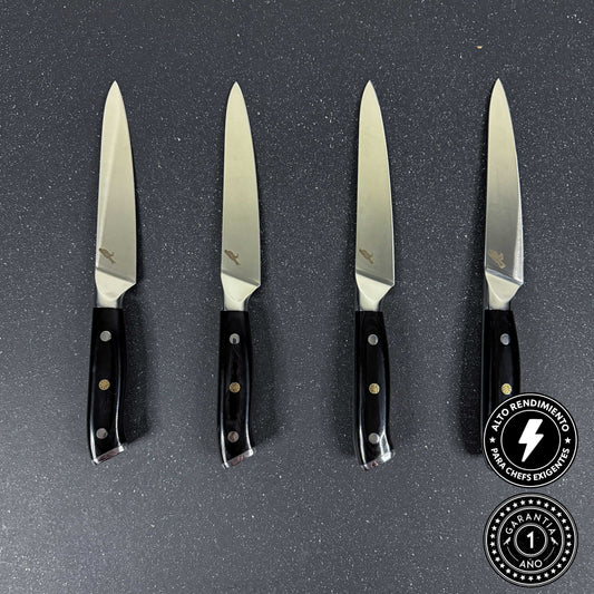 Set de 4 Cuchillos de Mesa Acero Inoxidable 23cm "Lanín"