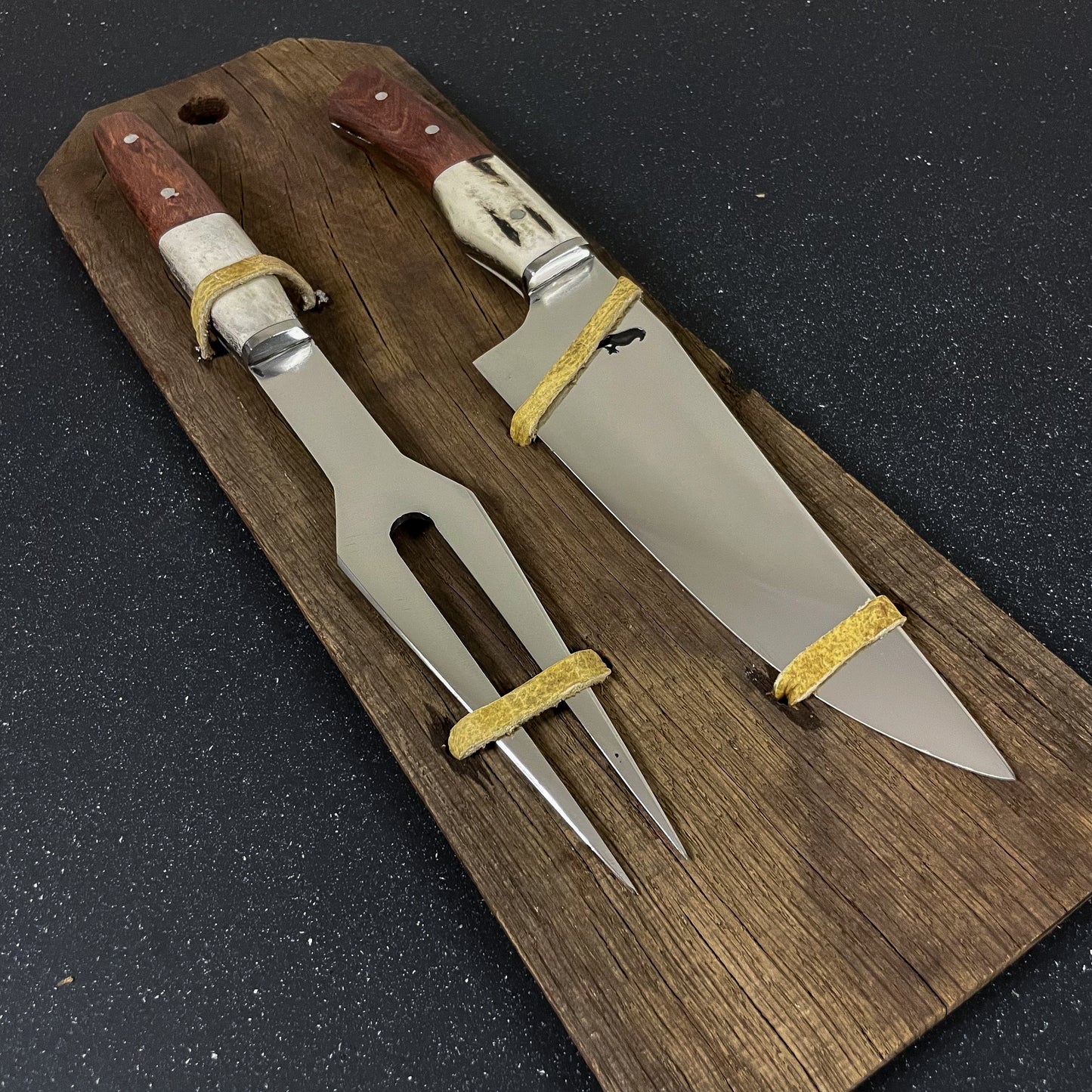 Conjunto Parrillero "Concón" - Cuchillo 32cm + Pincho