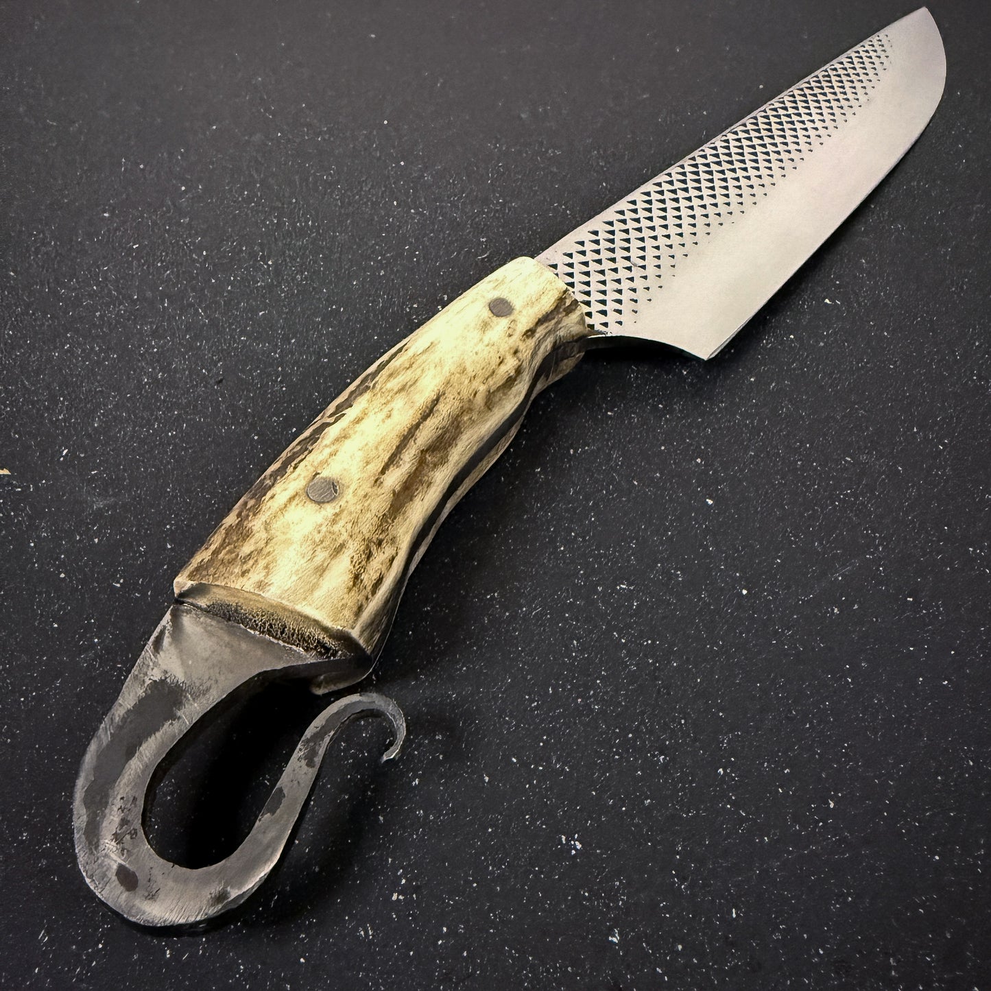 Cuchillo Forjado con Escofina 38cm