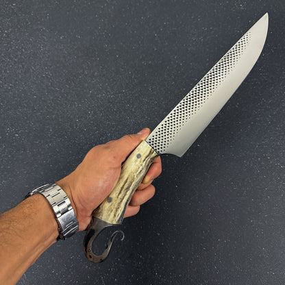 Cuchillo Forjado con Escofina 38cm