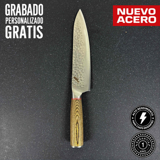 Cuchillo Parrillero de Acero Inoxidable 34cm "Huemul"