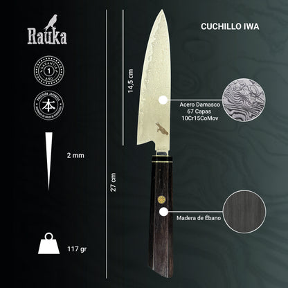 Pack 2 Cuchillos Japoneses "Iwa" / "Tora"