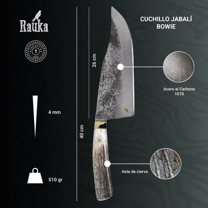 Cuchillo Bowie 40cm "Jabalí"