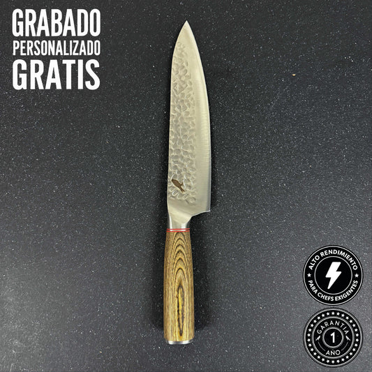 Cuchillo Parrillero de Acero Inoxidable 33cm "Huemul"