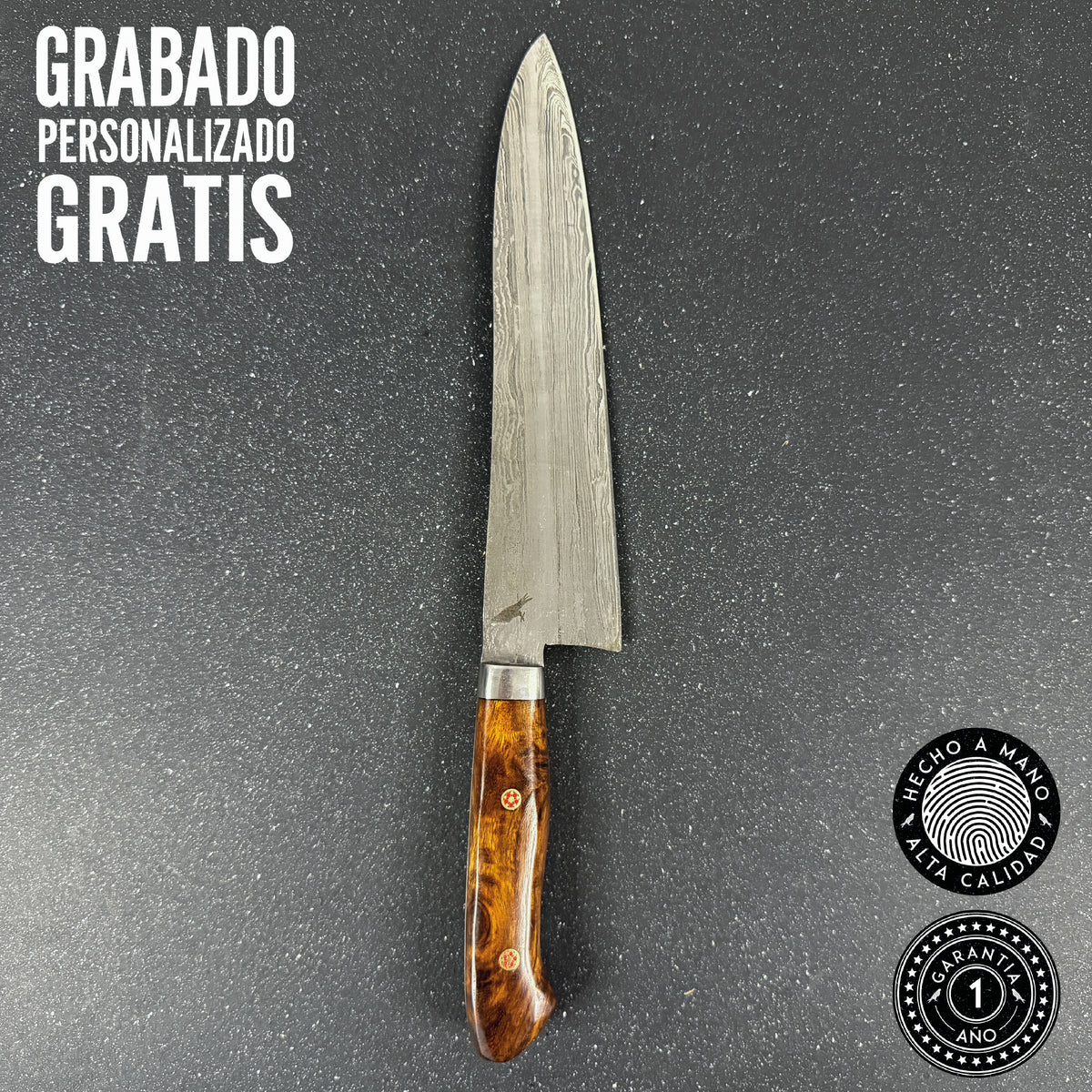 Cuchillo de Cocina Damasco 32cm "Tantauco"