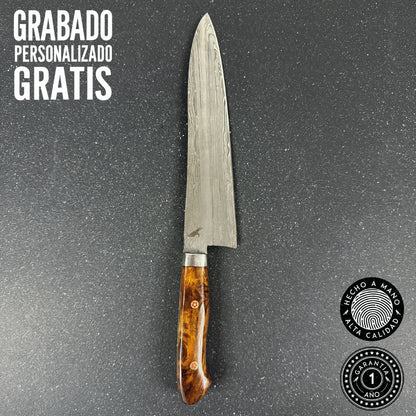 Cuchillo de Cocina Damasco 32cm "Tantauco"
