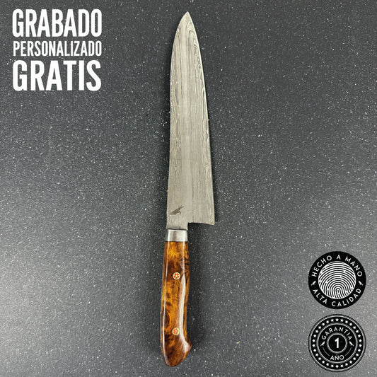 Cuchillo de Cocina Damasco 32cm "Tantauco"