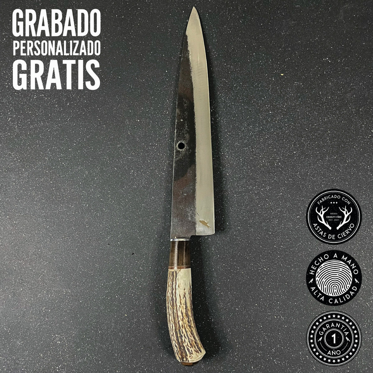 Cuchillo Parrillero Artesanal 44cm "Futaleufú"