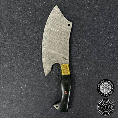 Hacha de Cocina de Acero Damasco 30cm "Cañi"