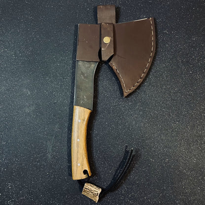 Hacha de mano "Chango" 35cm en Acero al Carbono Rauka