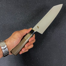 Cargar imagen en el visor de la galería, Cuchillo de Cocina Santoku 33cm &quot;Cormorán&quot;
